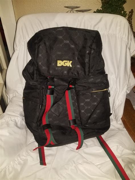 dgk backpack gucci|gucci leather backpack.